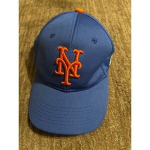 OC‎ Sports NY Mets Youth Hat MLB Baseball Cap Orange Blue Adjustable